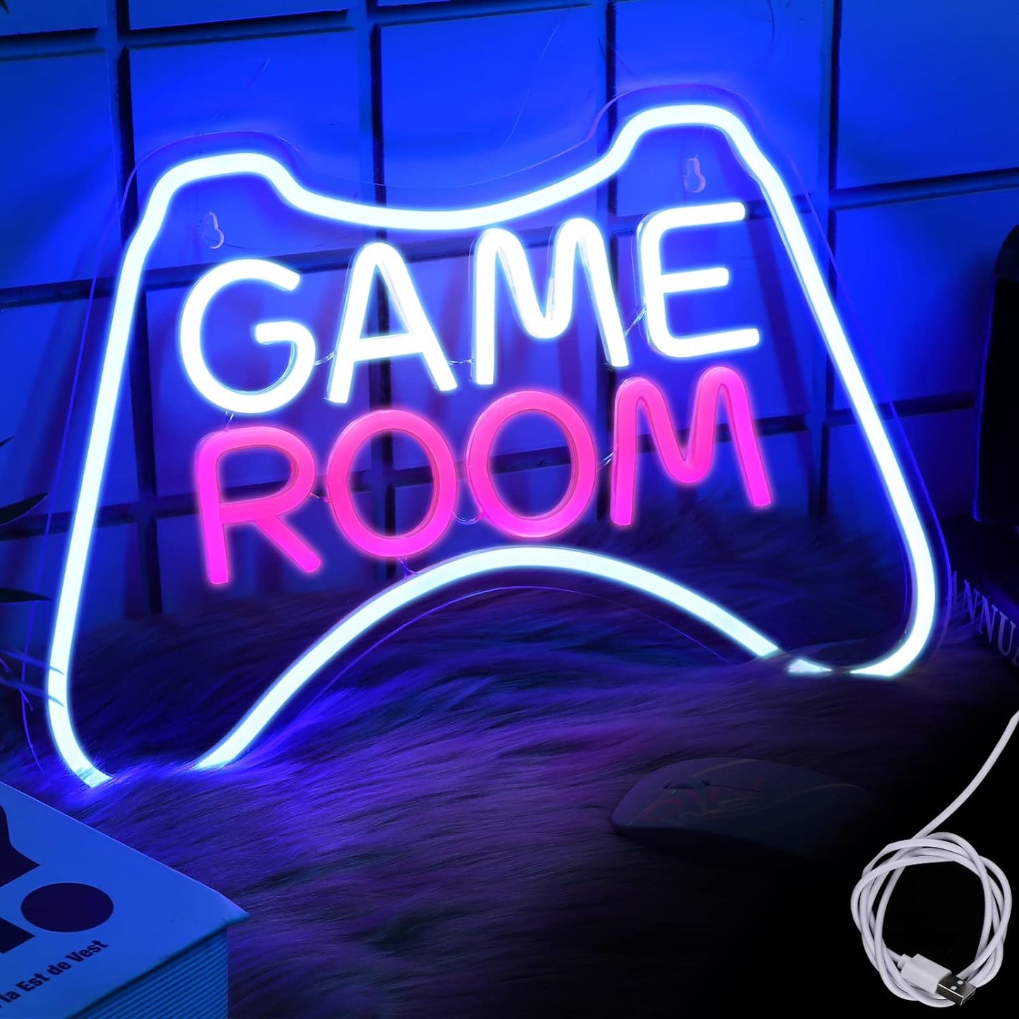 Customized LED Game Neon Sign for game zone room decor