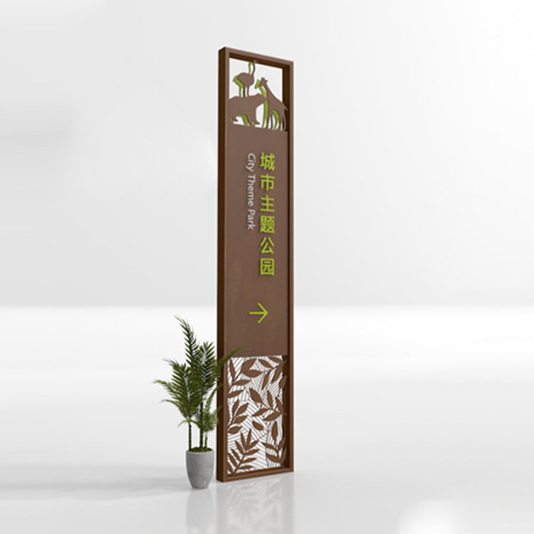 Custom Park Exterior Directional Signage