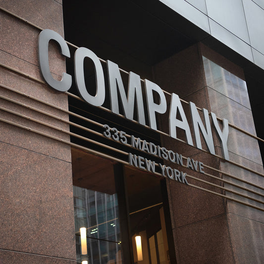 Custom Office Business Signs For Building