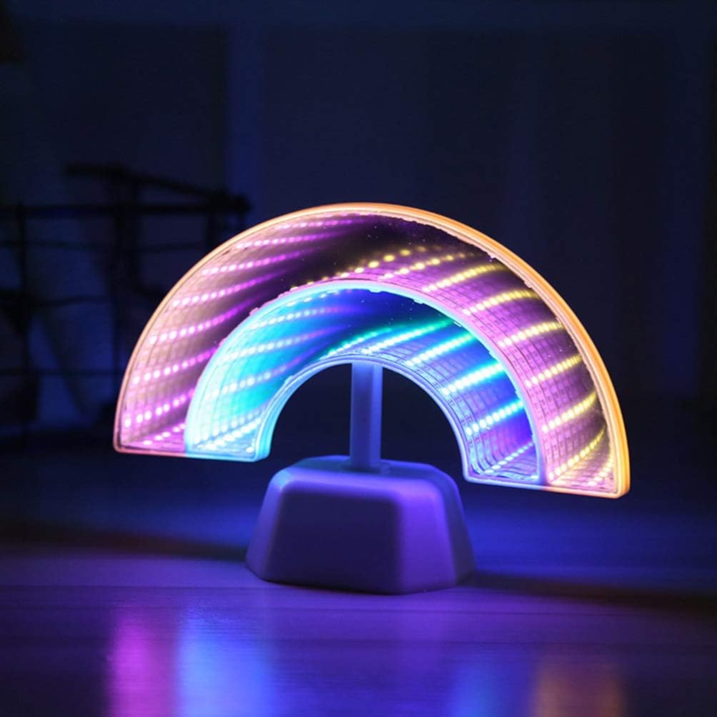 3D Infinite Mirror Tunnel Light for Home Living Room Decor