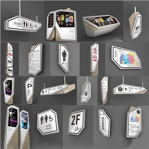 Custom Shopping Mall Sign Wayfinding Signage
