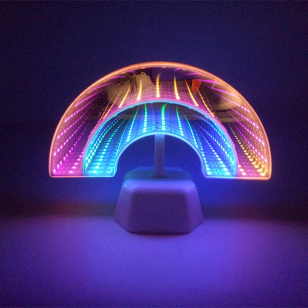 3D Infinite Mirror Tunnel Light for Home Living Room Decor