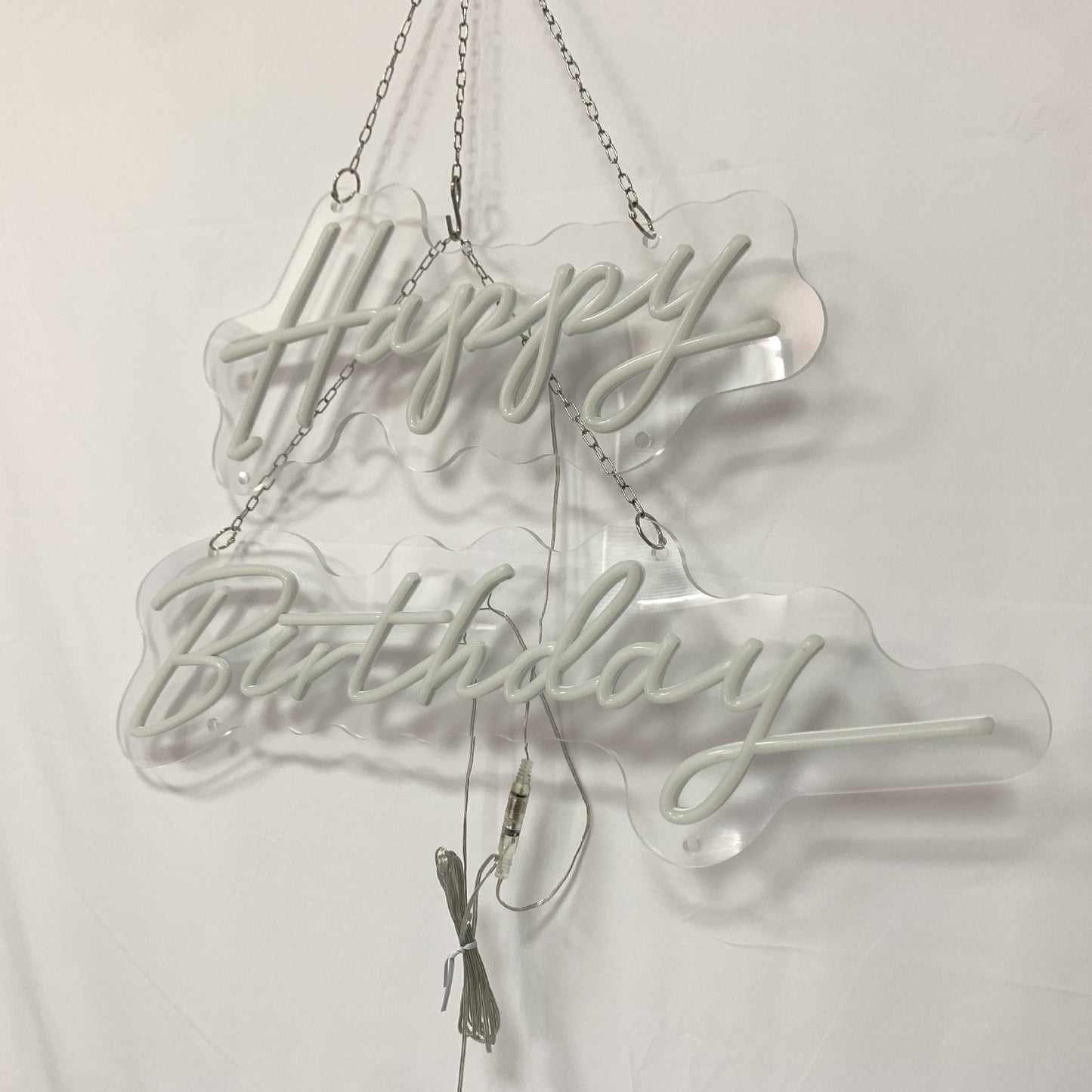 Customized happy birthday neon sign for party decoration