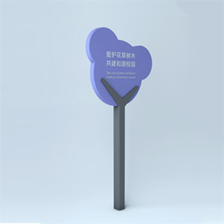 Custom Led Outdoor Campus Wayfinding Signage
