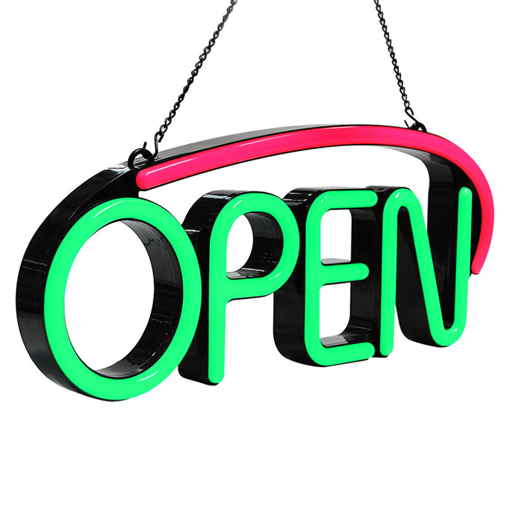  Customized business lighting 24 hours neon store led open sign