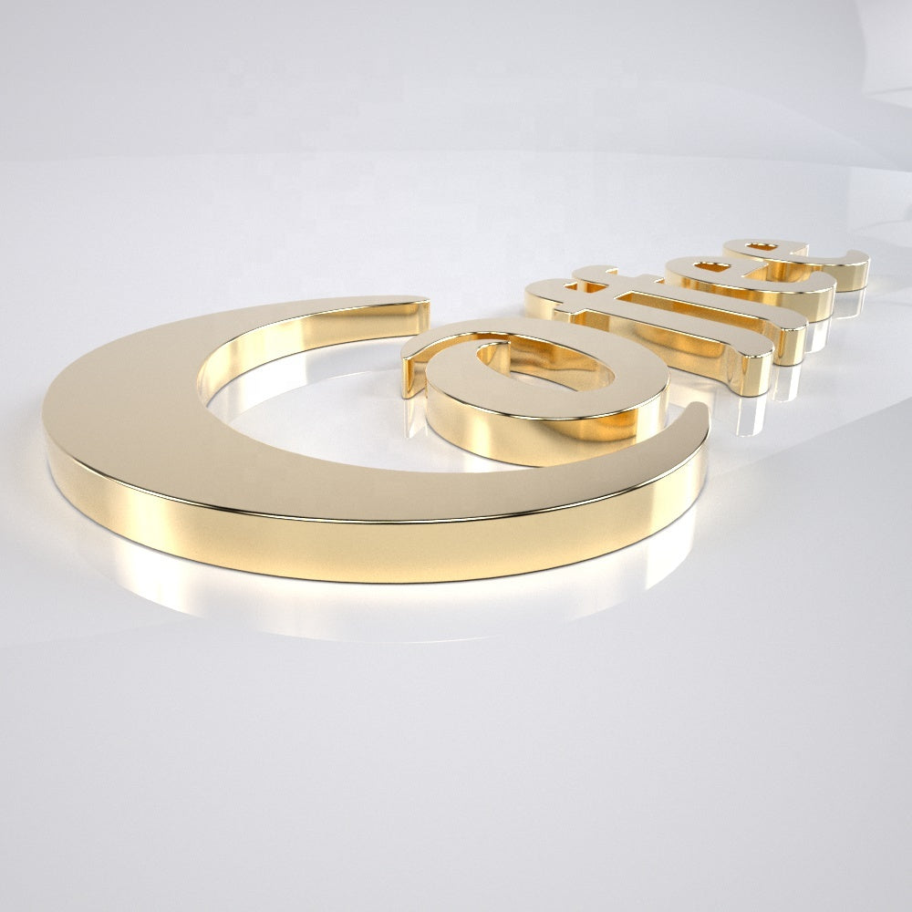 Customized Metal Letters Sign for Business Restaurant Office Brand Store