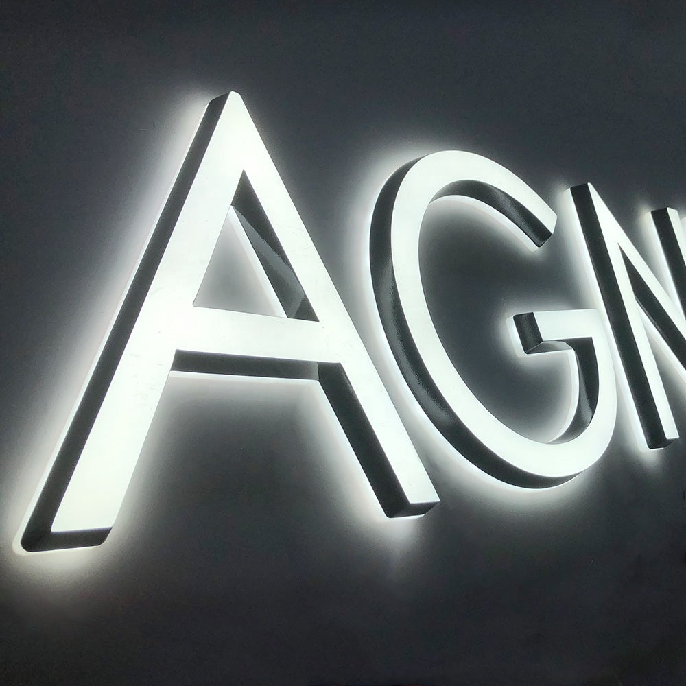 Customized 3d Channel Acrylic Led Sign for Business Retail Store Advertising