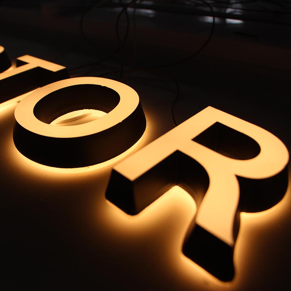 Customized 3d Channel Acrylic Led Sign for Business Retail Store Advertising