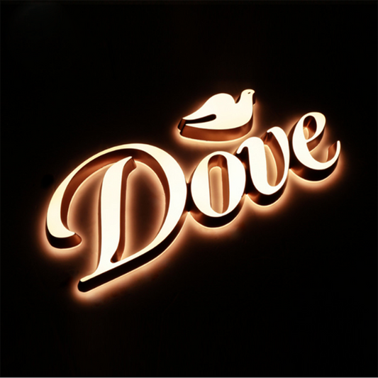 Customized 3d Channel Acrylic Led Sign for Business Retail Store Advertising