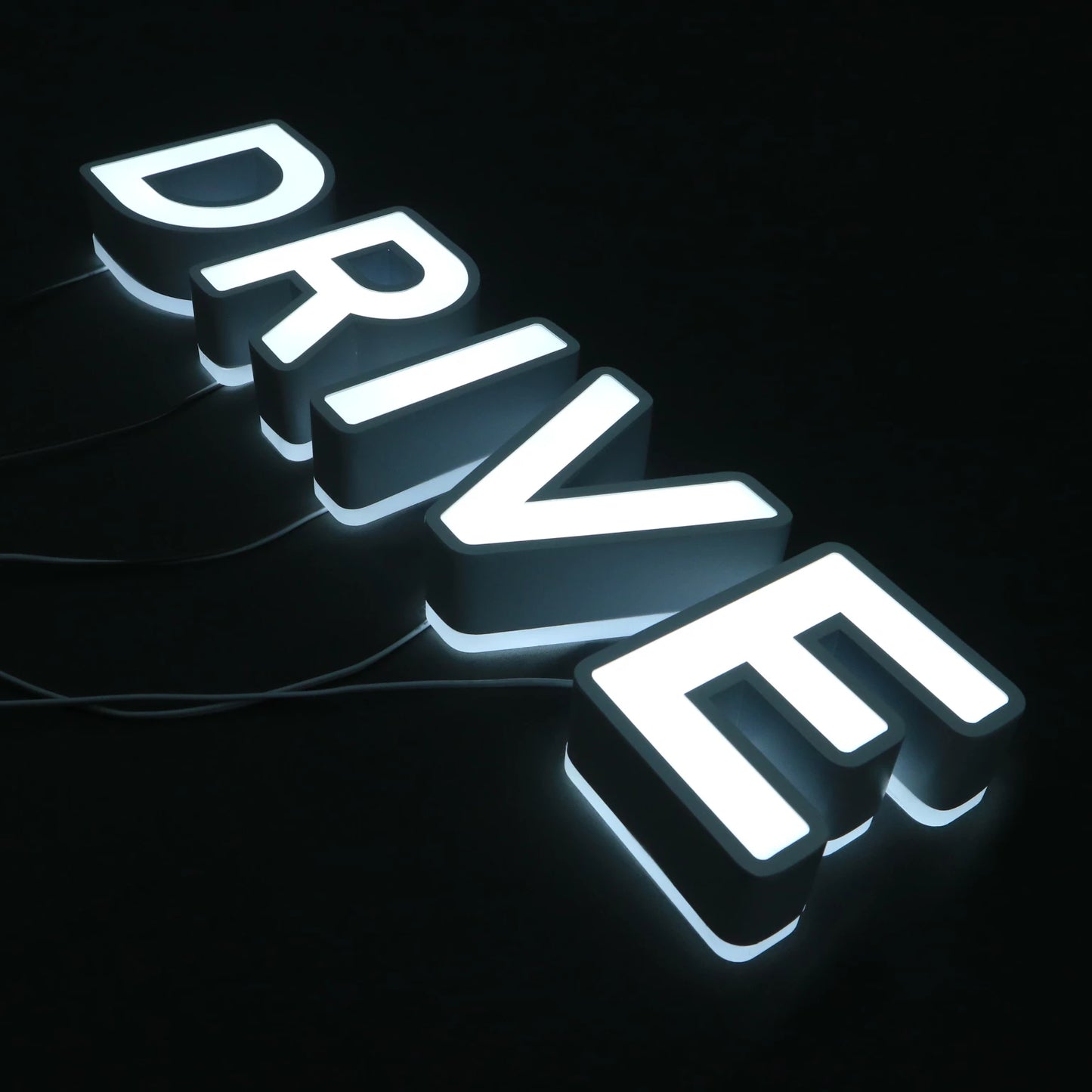 Customized Acrylic 3d Channel Luminous Letter Sign for Business Hospital School