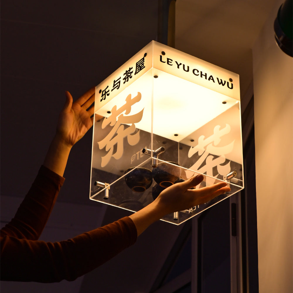 Acrylic Lightbox Sign For Store Advertising