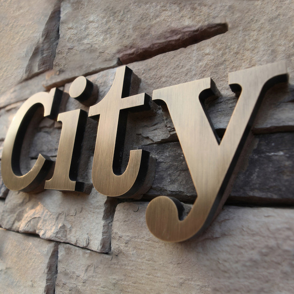 Customized Metal Letters Sign for Business Restaurant Office Brand Store