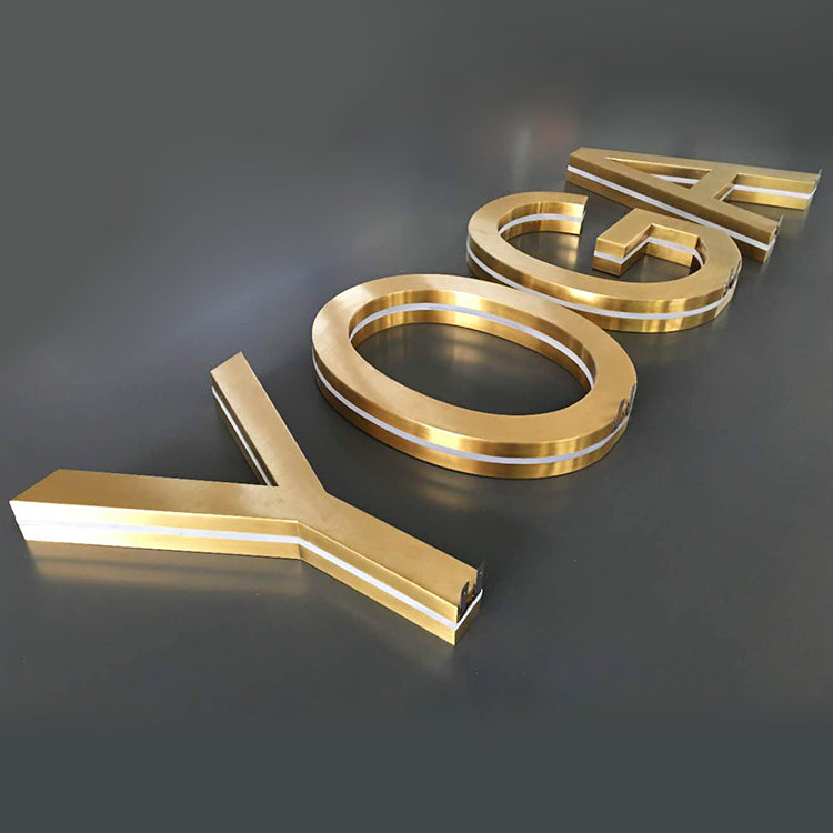 Customized Metal Letters Sign for Business Restaurant Office Brand Store