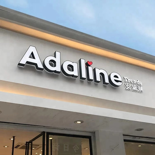 Customized Acrylic 3d Channel Luminous Letter Sign for Business Hospital School
