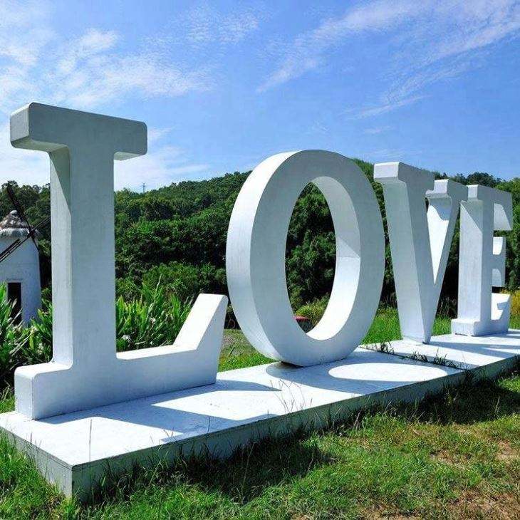 Customized Outdoor Large Free Standing Metal Steel Letters for Party Decoration