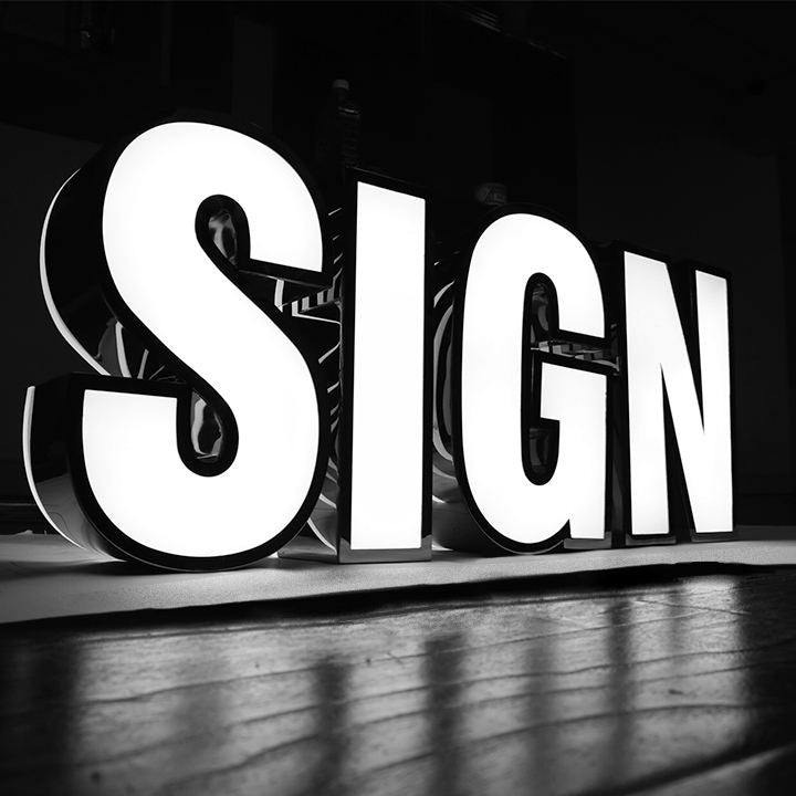 Customized Acrylic 3d Channel Luminous Letter Sign for Business Hospital School