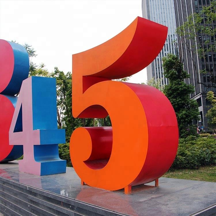 Customized Outdoor Large Free Standing Metal Steel Letters for Party Decoration