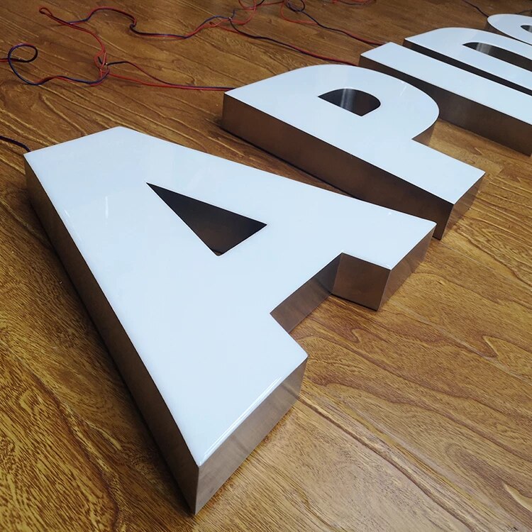 Customized Led Epoxy Resin 3d Channel Letter Sign for Store Outdoor
