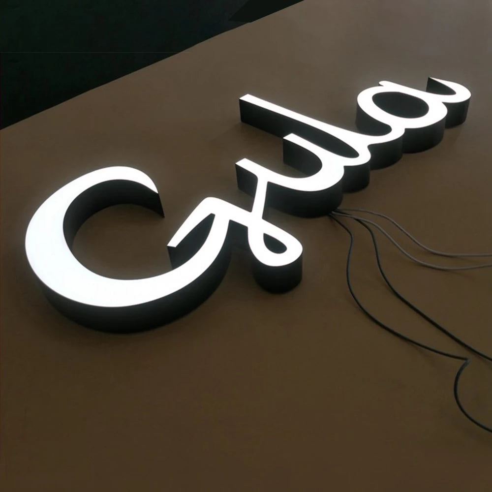 Customized Led Epoxy Resin 3d Channel Letter Sign for Store Outdoor