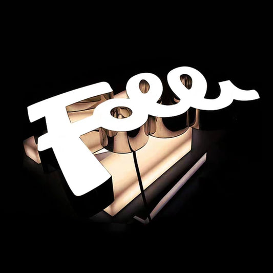 Customized Led Epoxy Resin 3d Channel Letter Sign for Store Outdoor