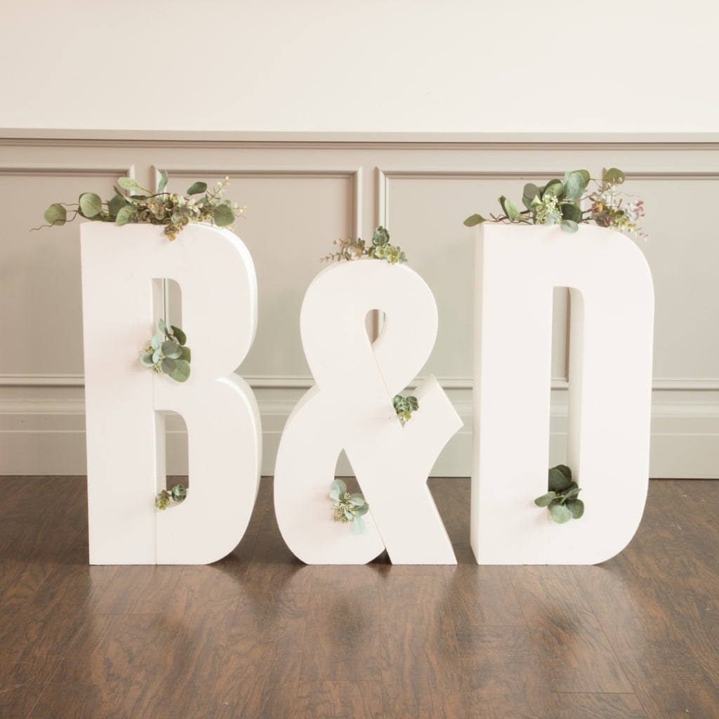 Customized Outdoor Large Free Standing Metal Steel Letters for Party Decoration